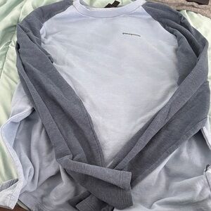 Patagonia Two-Tone Blue Long Sleeve Shirt